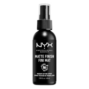 NYX PROFESSIONAL MAKEUP Makeup Setting Spray - Matte Finish, Long-Lasting Face Mist for up to 16HR Wear, Vegan Formula