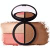 IT Cosmetics Your Most Beautiful You 3-in-1 Makeup Palette - Matte Bronzer - Radiance Luminizer -Brightening Powder Blush - With Peptides & Drops of Light Technology